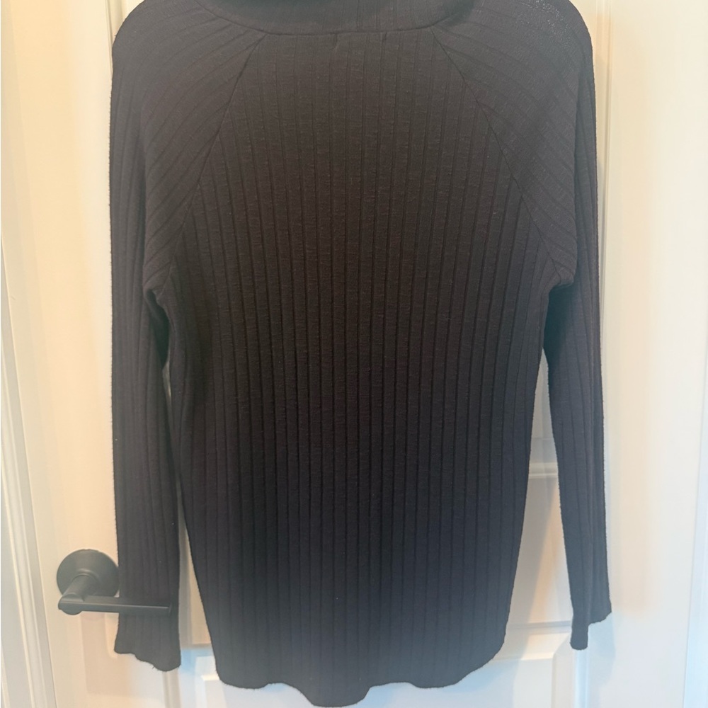MICHAEL STARS Women's Plum Ribbed Sweater Size S
